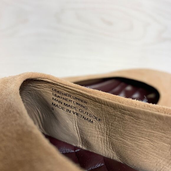 Birdies The Crane Ballet Flats Fawn Suede Womens Size 9 Slip On Comfort - Picture 10 of 10